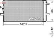DCN05108 Kondenzátor, klimatizace DENSO