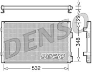 DCN06002 Kondenzátor, klimatizace DENSO