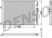DCN06009 DENSO kondenzátor klimatizácie DCN06009 DENSO