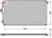 DCN06015 Kondenzátor, klimatizace DENSO