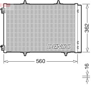 DCN07061 DENSO kondenzátor klimatizácie DCN07061 DENSO