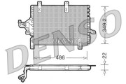 DCN09141 DENSO kondenzátor klimatizácie DCN09141 DENSO