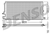 DCN11007 DENSO kondenzátor klimatizácie DCN11007 DENSO