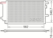 DCN12003 Kondenzátor, klimatizace DENSO