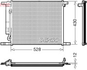 DCN15009 DENSO kondenzátor klimatizácie DCN15009 DENSO