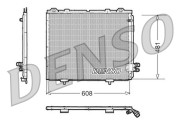 DCN17017 DENSO kondenzátor klimatizácie DCN17017 DENSO