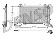 DCN17020 DENSO kondenzátor klimatizácie DCN17020 DENSO