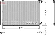 DCN17060 DENSO kondenzátor klimatizácie DCN17060 DENSO