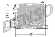 DCN20006 DENSO kondenzátor klimatizácie DCN20006 DENSO