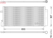 DCN20024 Kondenzátor, klimatizace DENSO