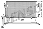 DCN21011 Kondenzátor, klimatizace DENSO