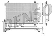 DCN21017 DENSO kondenzátor klimatizácie DCN21017 DENSO