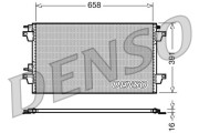 DCN23018 DENSO kondenzátor klimatizácie DCN23018 DENSO