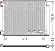 DCN23039 Kondenzátor, klimatizace DENSO