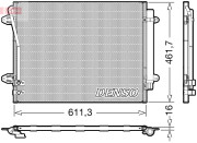 DCN32012 Kondenzátor, klimatizace DENSO