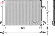 DCN32028 DENSO kondenzátor klimatizácie DCN32028 DENSO