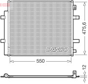 DCN32073 DENSO kondenzátor klimatizácie DCN32073 DENSO