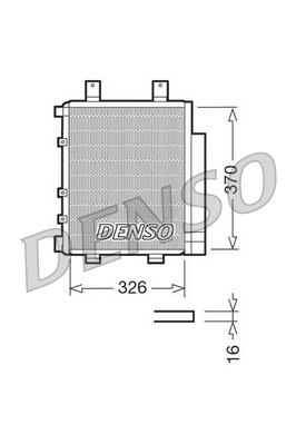 DCN35003 Kondenzátor, klimatizace DENSO