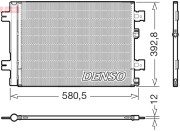 DCN37005 Kondenzátor, klimatizace DENSO