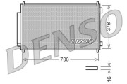 DCN40002 Kondenzátor, klimatizace DENSO