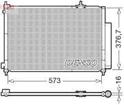 DCN40031 Kondenzátor, klimatizace DENSO