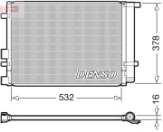 DCN41005 Kondenzátor, klimatizace DENSO