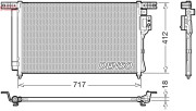 DCN41008 Kondenzátor, klimatizace DENSO