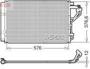 DCN41010 Kondenzátor, klimatizace DENSO