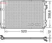 DCN41011 Kondenzátor, klimatizace DENSO