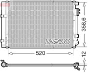 DCN41011 DENSO kondenzátor klimatizácie DCN41011 DENSO