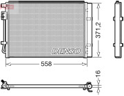 DCN41015 Kondenzátor, klimatizace DENSO