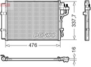 DCN41023 Kondenzátor, klimatizace DENSO