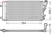DCN41027 DENSO kondenzátor klimatizácie DCN41027 DENSO