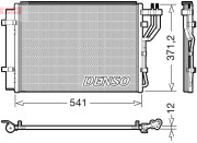 DCN43010 DENSO kondenzátor klimatizácie DCN43010 DENSO