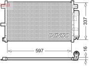 DCN44001 Kondenzátor, klimatizace DENSO