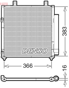 DCN45007 Kondenzátor, klimatizace DENSO
