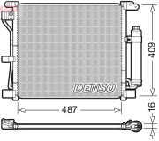 DCN46019 Kondenzátor, klimatizace DENSO
