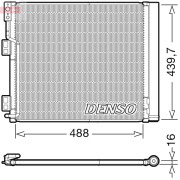 DCN46028 Kondenzátor, klimatizace DENSO