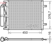 DCN46029 Kondenzátor, klimatizace DENSO