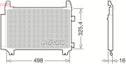 DCN50029 DENSO kondenzátor klimatizácie DCN50029 DENSO