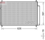 DCN50041 Kondenzátor, klimatizace DENSO