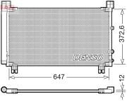 DCN50053 Kondenzátor, klimatizace DENSO