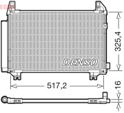 DCN50107 Kondenzátor, klimatizace DENSO