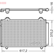 DCN50112 DENSO kondenzátor klimatizácie DCN50112 DENSO