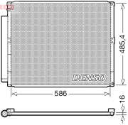 DCN50113 Kondenzátor, klimatizace DENSO