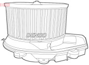 DEA02002 DENSO vnútorný ventilátor DEA02002 DENSO