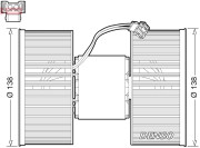 DEA05006 vnitřní ventilátor DENSO
