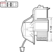 DEA05007 vnitřní ventilátor DENSO