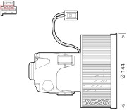 DEA05008 vnitřní ventilátor DENSO