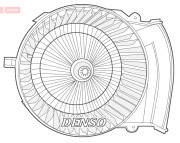 DEA07021 DENSO vnútorný ventilátor DEA07021 DENSO